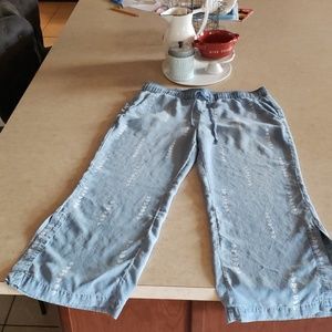 Anthropologie chambray pants